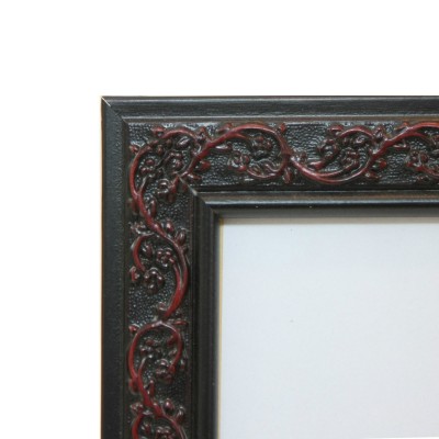 Custom Picture Frame | Ornate Black 1" | Great for Dimplomas & Certificates   112045652761